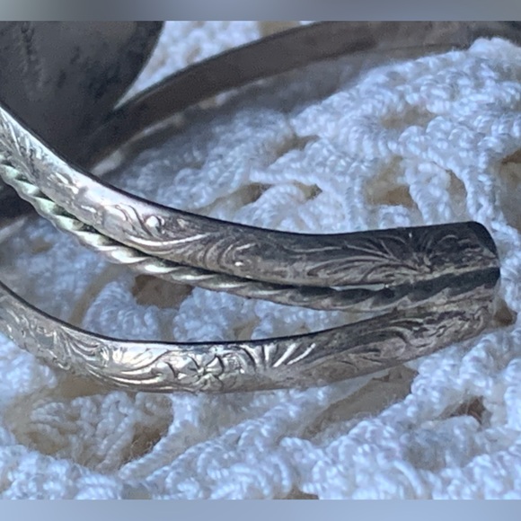 HECHOEN MEXICO Silver Abalone MOP Shell Cuff Bracelet Woman’s Jewelry Butterfly - Picture 7 of 10